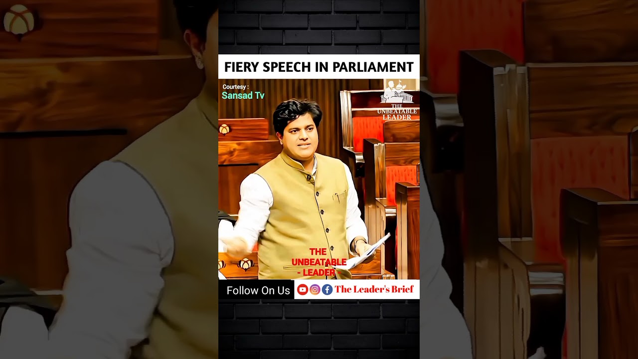 Imran Pratapgarhi || Fiery Speech In Parliament || The Unbeatable Leader #imranpratapgarhi #loksabha