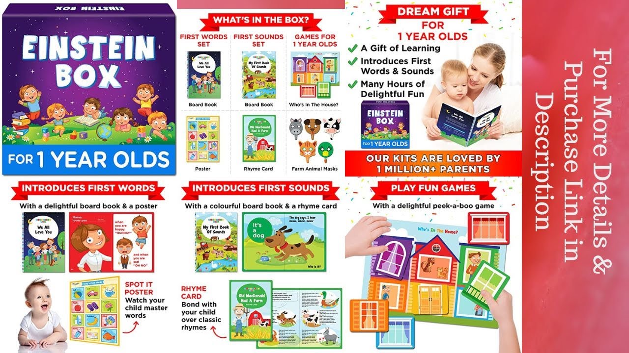Einstein Box for 1 Year Old Boys/Girls|Gift Toys | Learning and Educational Toys