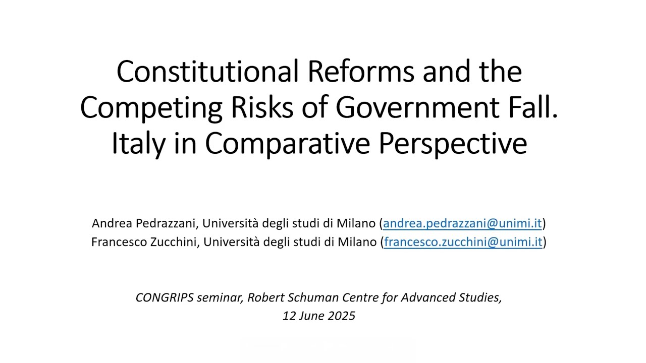 Constitutional reforms and the competing risks of government falls