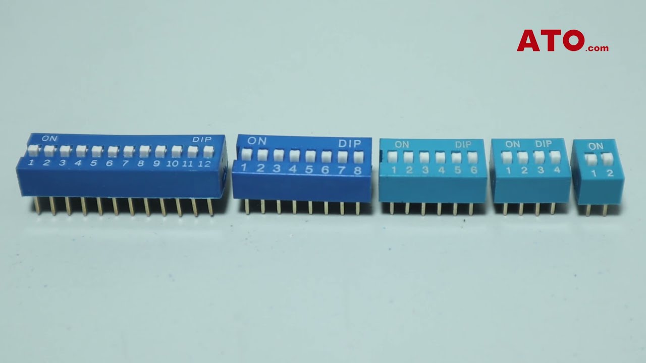 Miniature DIP Switches for SPST Loop