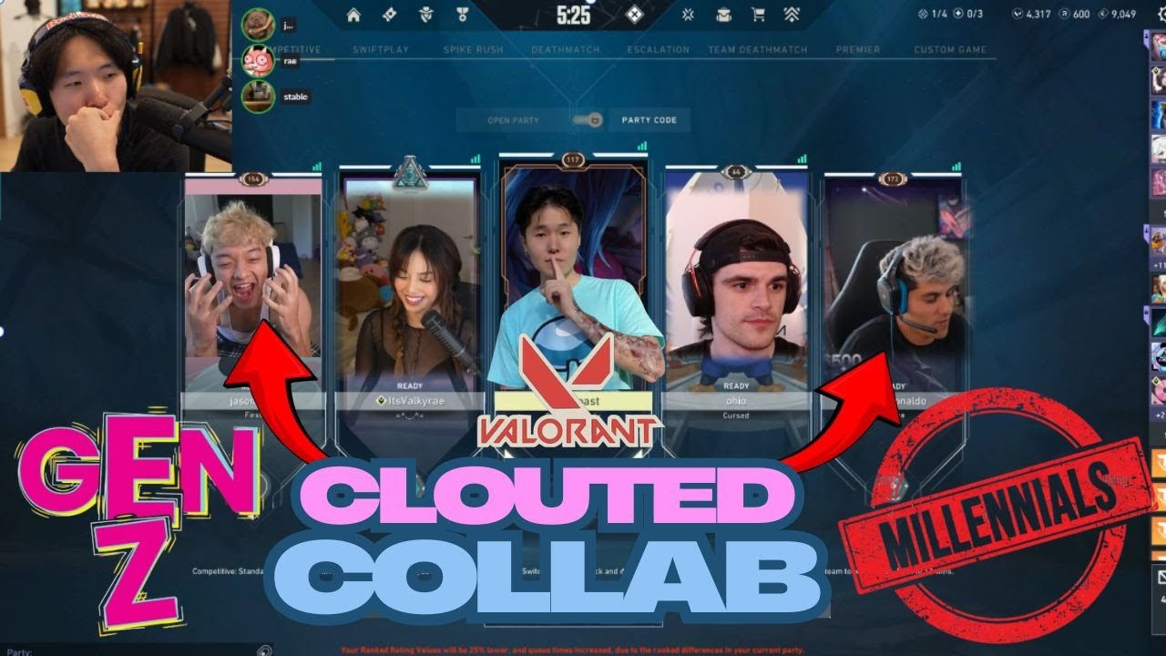 Valkyrae & Toast Funniest & Chaotic GenZ Crossover with Jasontheween & Stableronaldo ft Foolish