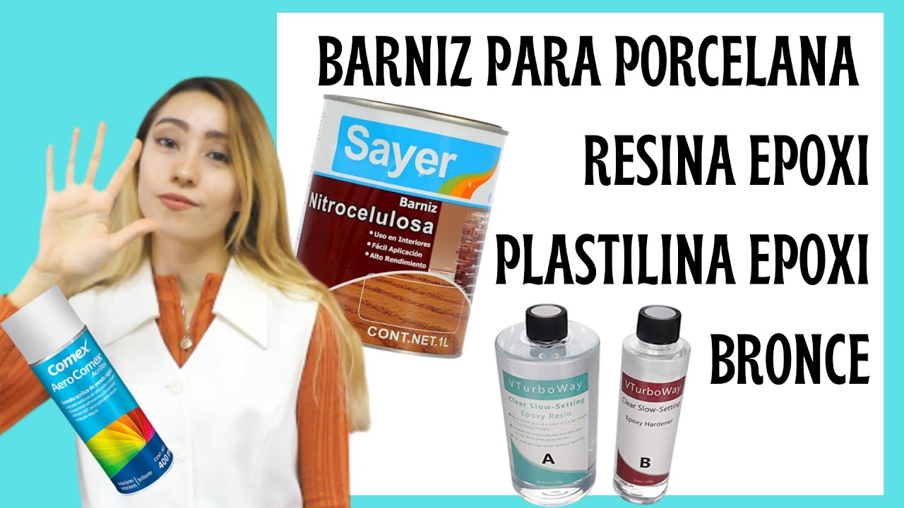 TOP 5  de BARNICES // PARA PORCELANA, PLASTILINA EPOXI, RESINAS, BRONCE