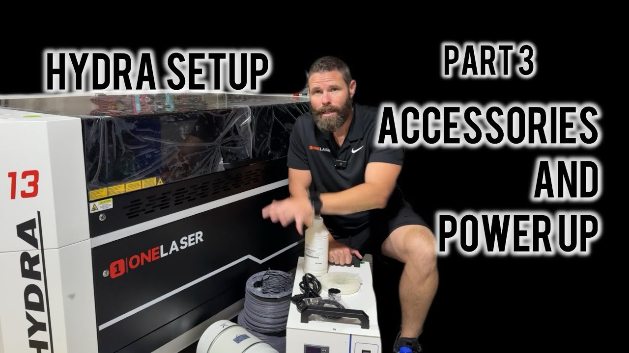Hydra 13 Laser Setup | Part 3 - Installing Inline Fan, Air Pump & Water Chiller