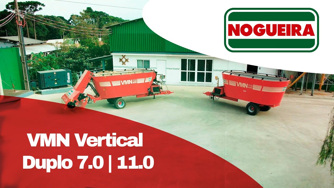 Vagão Misturador Nogueira - VMN Vertical Duplo 7.0/11.0