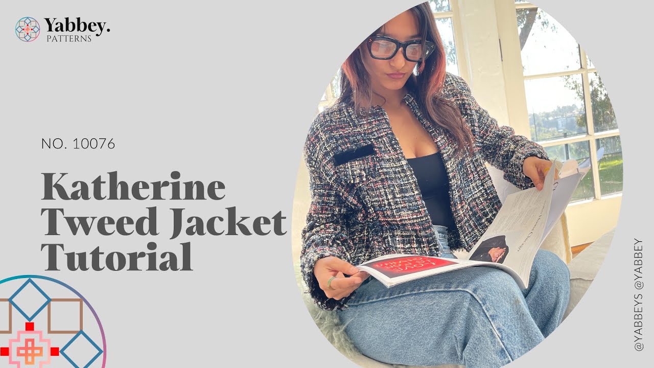Katherine Classic Tweed Jacket Sewing Tutorial + Pattern Download