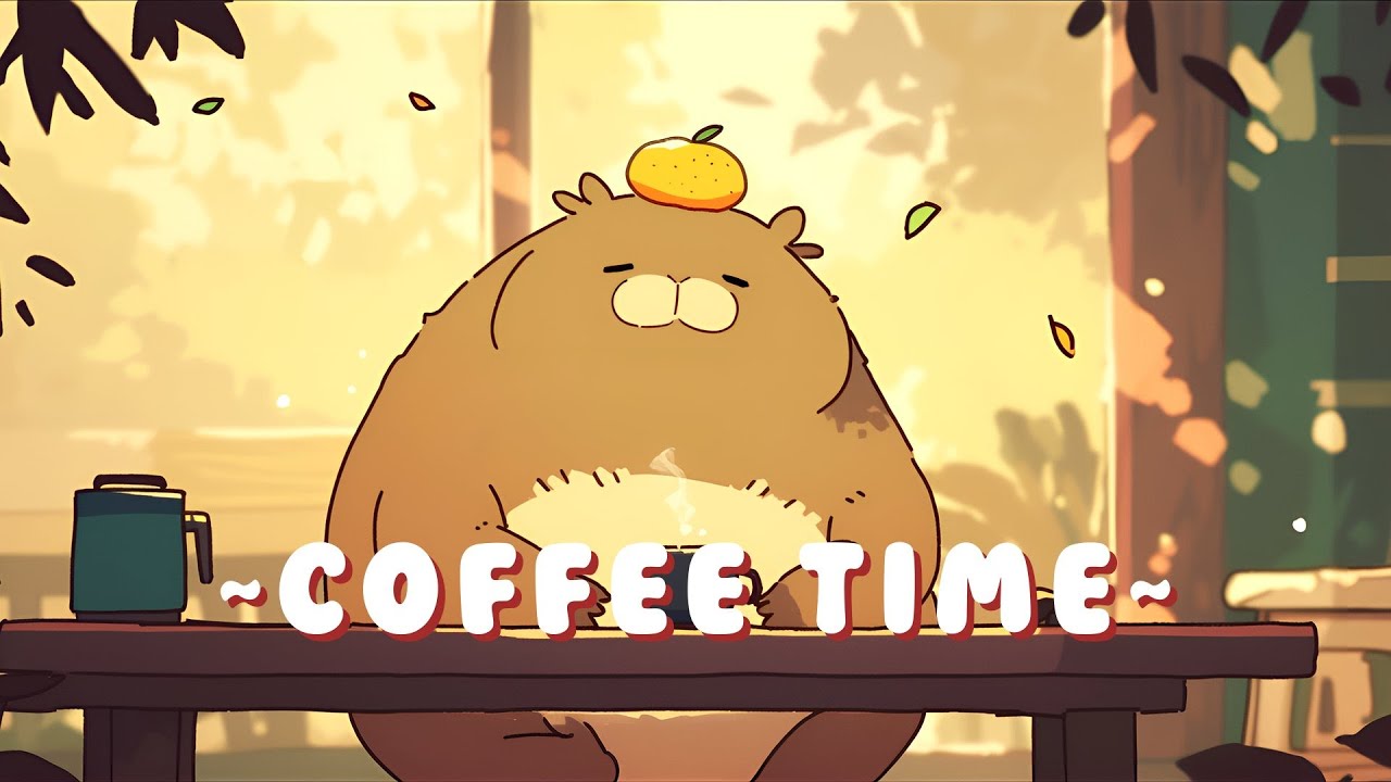 [60 Minutes] Capybara Lofi Music Station | Relaxing Beats to Study/Sleep/Chill 🦫 🎵 ✨ | Focus Helper