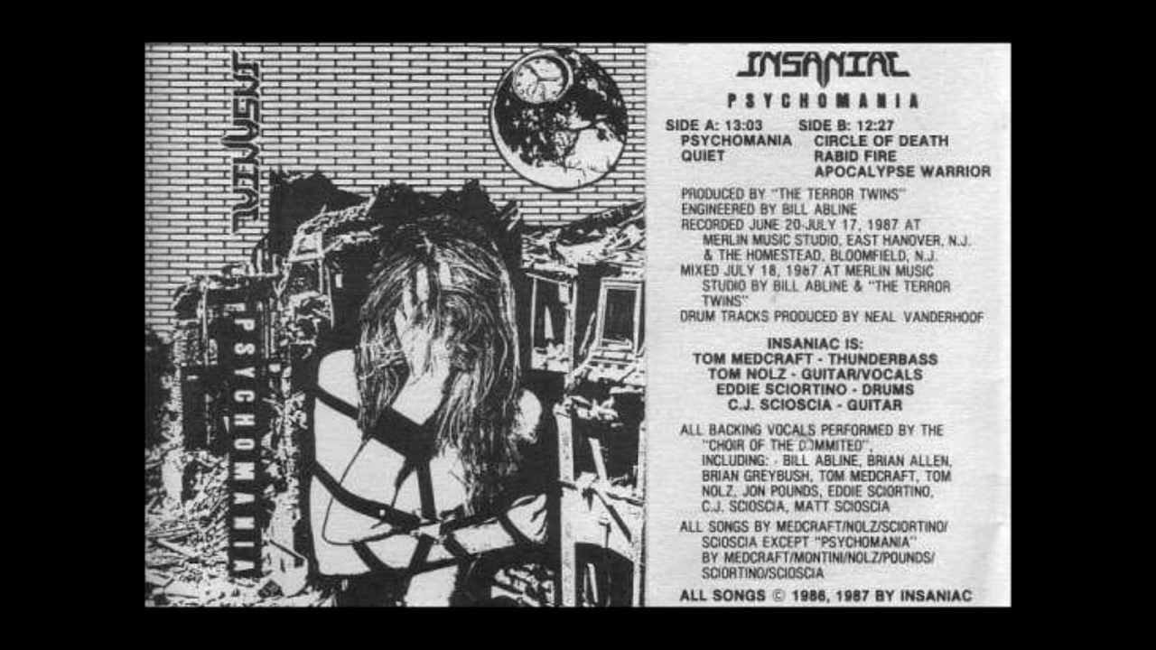 Insaniac (us-nj) - 1987 demo#2 tracks.wmv