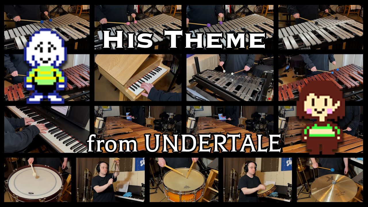 His Theme - UNDERTALE (Percussion Ensemble Cover) | V-Ron Media