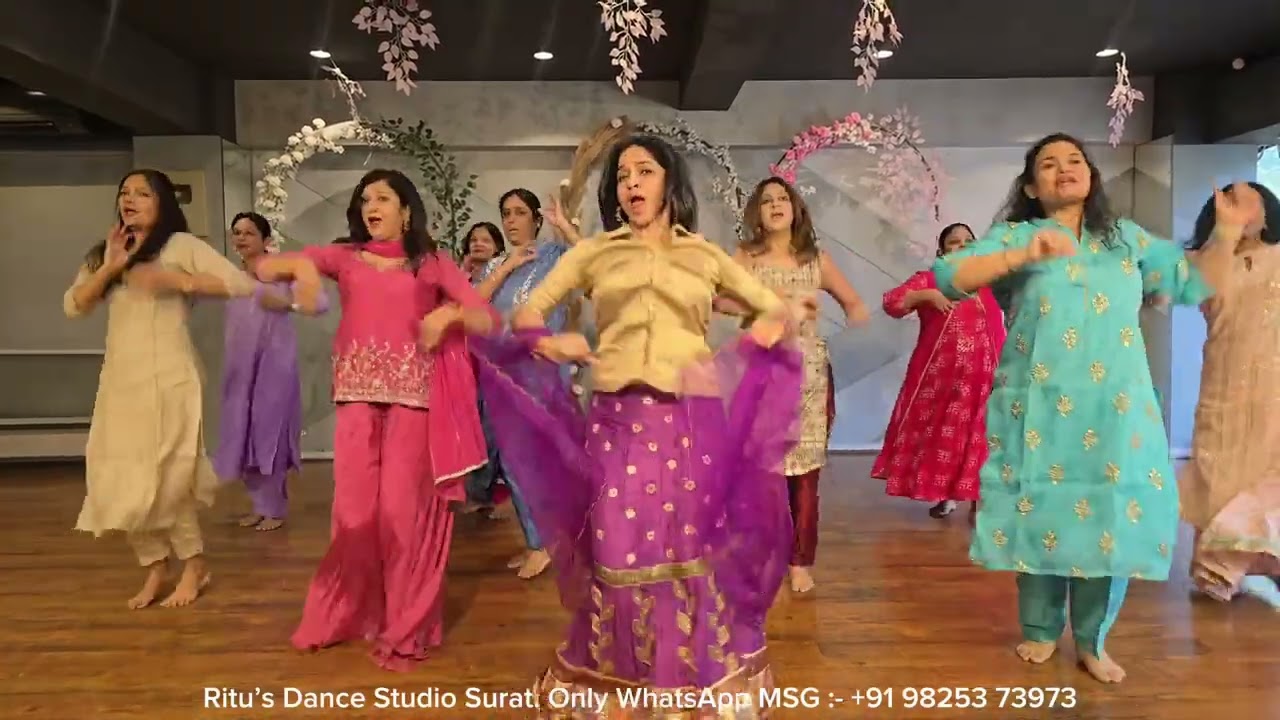 WEDDING MASHUP 12- GUD NAAL ISHQ/ SWEETY TERA / RADHA ON THE DANCE FLOOR- ONLINE CLASS 98253 73973 