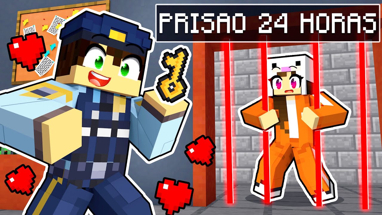TRANQUEI minha NAMORADA em UMA PRISÃO no Minecraft