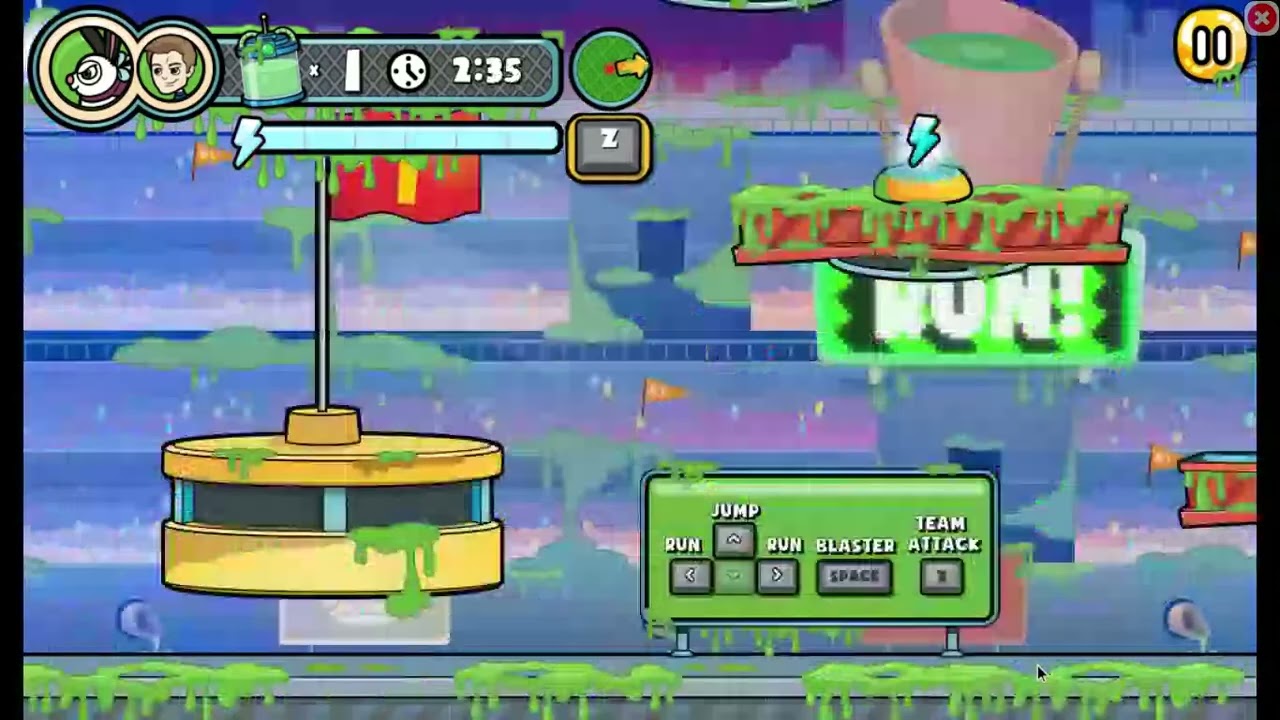 Capture the Slime Dr. Colosso & Max vs Captain Man & Charlotte