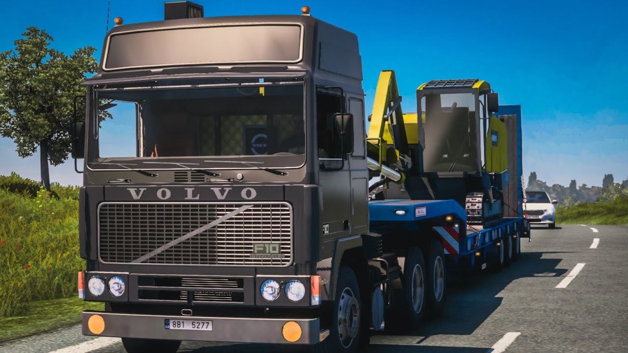 ETS 2 : Old VOLVO F10 Truck Sunny Day Gameplay | Euro Truck Simulator 2