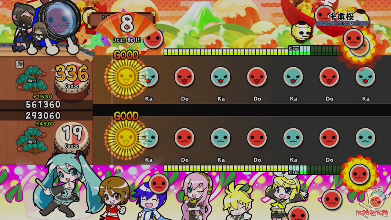 Taiko no Tatsujin - Drum Session! ~ Senbonzakura (HARD/Full Combo) [DLC]