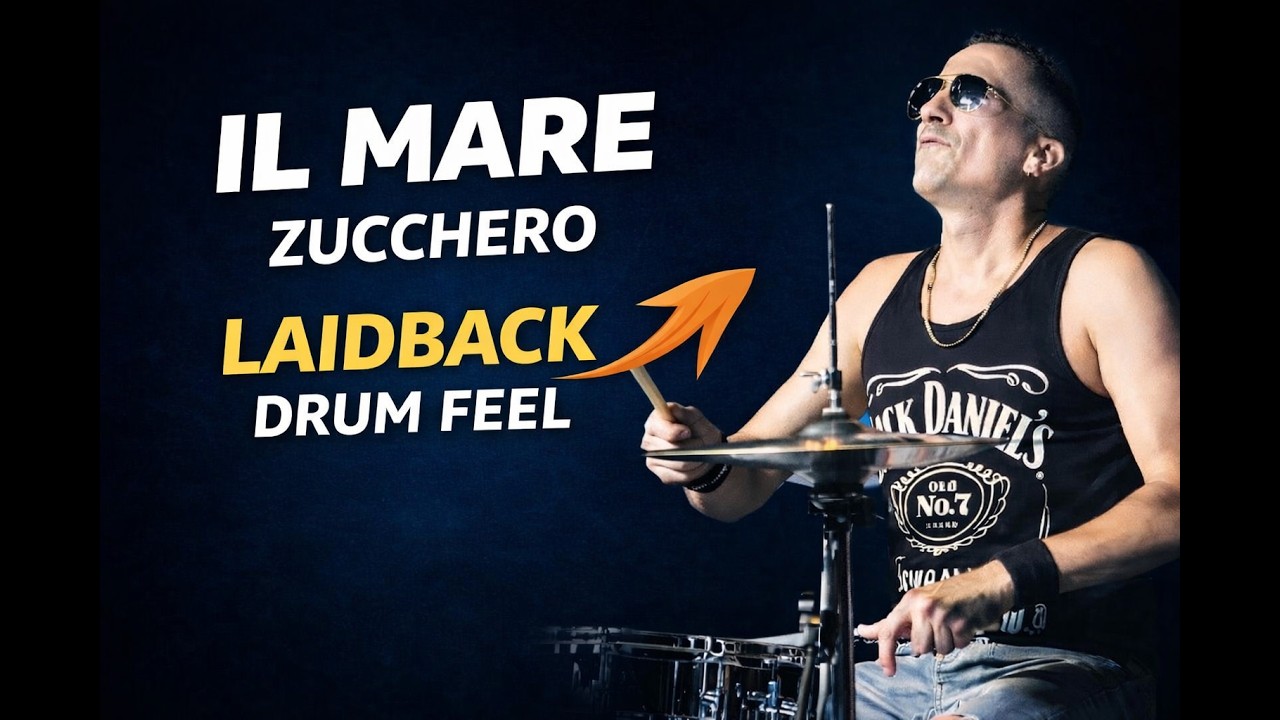 Il Mare Impetuoso – Zucchero (Drum Cover) 🥁 Laid Back Groove #yamahaead10 #supraphonic