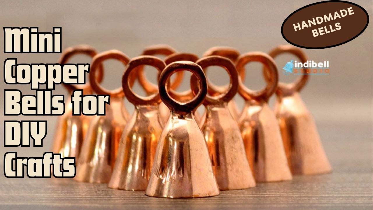 Mini Copper Bells for DIY & Decor | Indian Handmade Collection