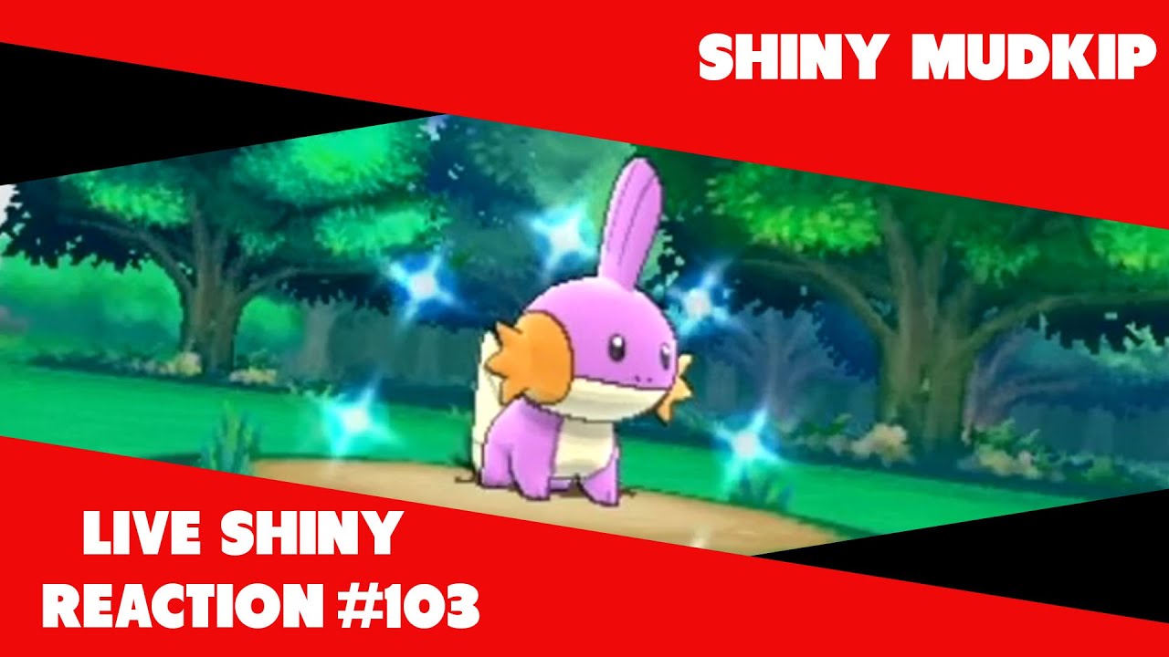 [ISHC #10] EZ Shiny Mudkip in ORAS | 49 SRs | Live Shiny Reaction #103