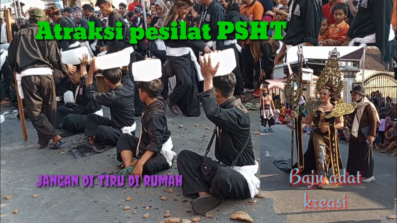 Atraksi para Pesilat PSHT ‼️ GENDINGAN CULTURE CARNIVAL 2023