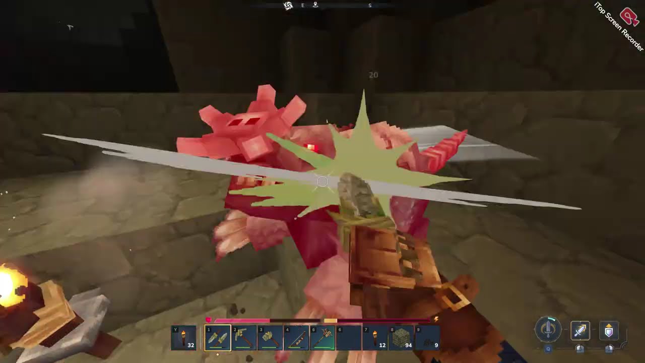 Hytale 5 díl 2 část těžby v jeskyni.