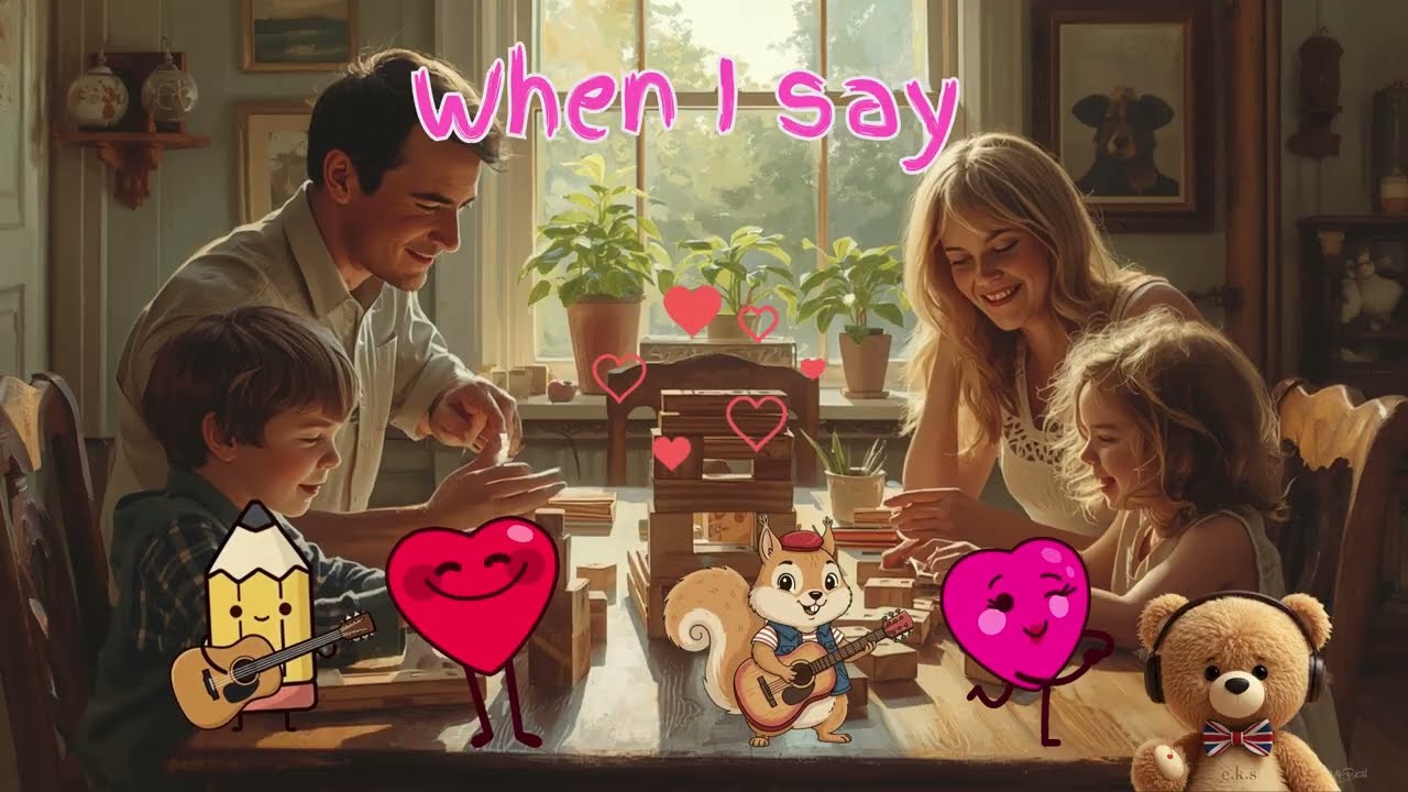 I Love My Parents! 💕👨‍👩‍👧‍👦🎶 A Sweet Kids Song for Family Love 🎤❤️