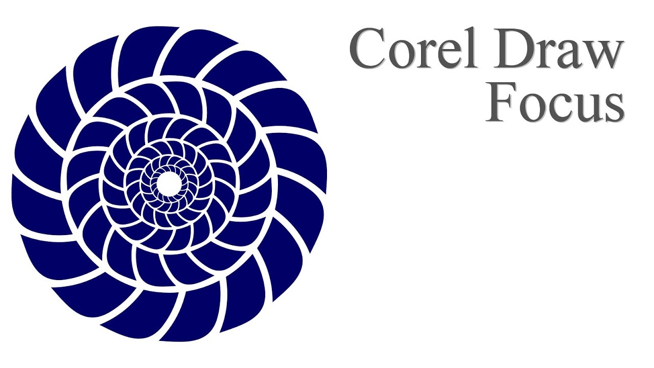 Tutorial for Corel Draw - logo Focus (Czech Comment)