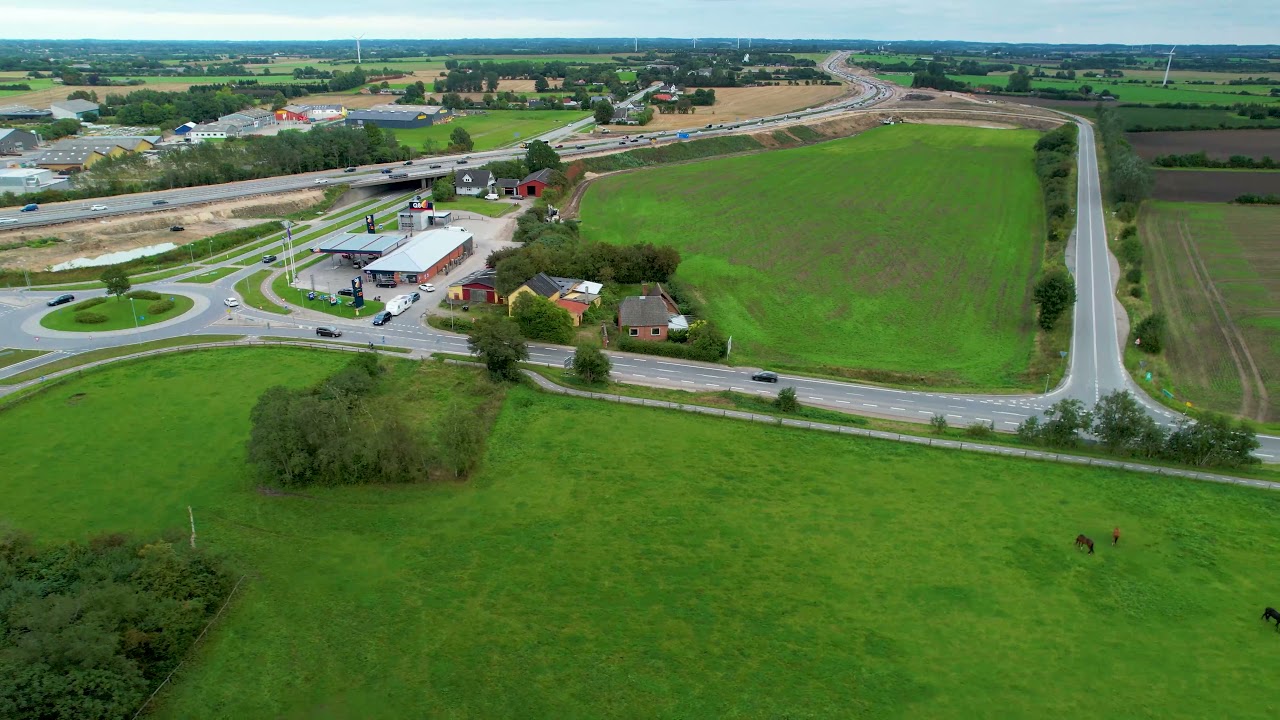 Nr Aaby, Vestfyn - 4K Drone Panorama video - www.dronevideo4you.dk