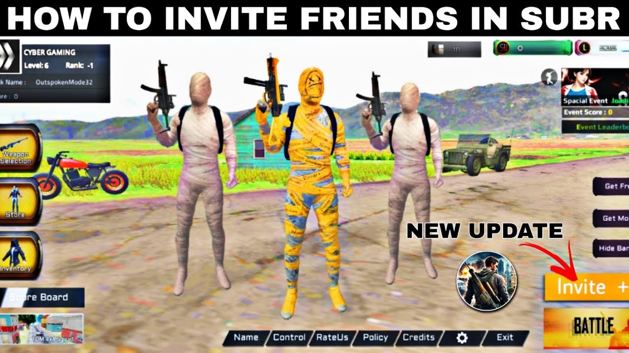 HOW TO INVITE FRIENDS IN SUBR 2025 | SUBR GAME APNE FRIENDS KE SATH KAISE KHELE | @AveroxGamer