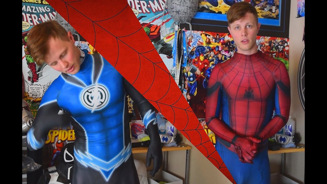 Civil War Spider-Man Suit Review and... Blue Lantern Flash?!