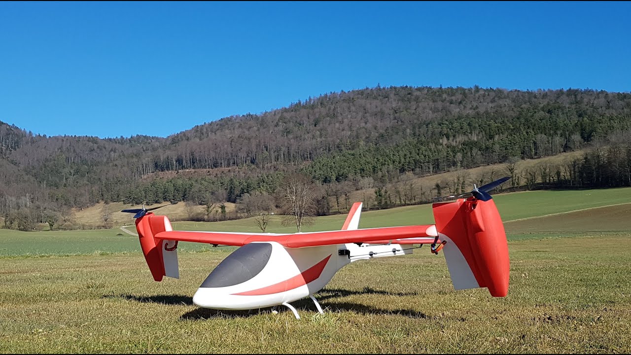 Tiltrotor RC Aircraft Nemo V5. Flight of february 9th 2022