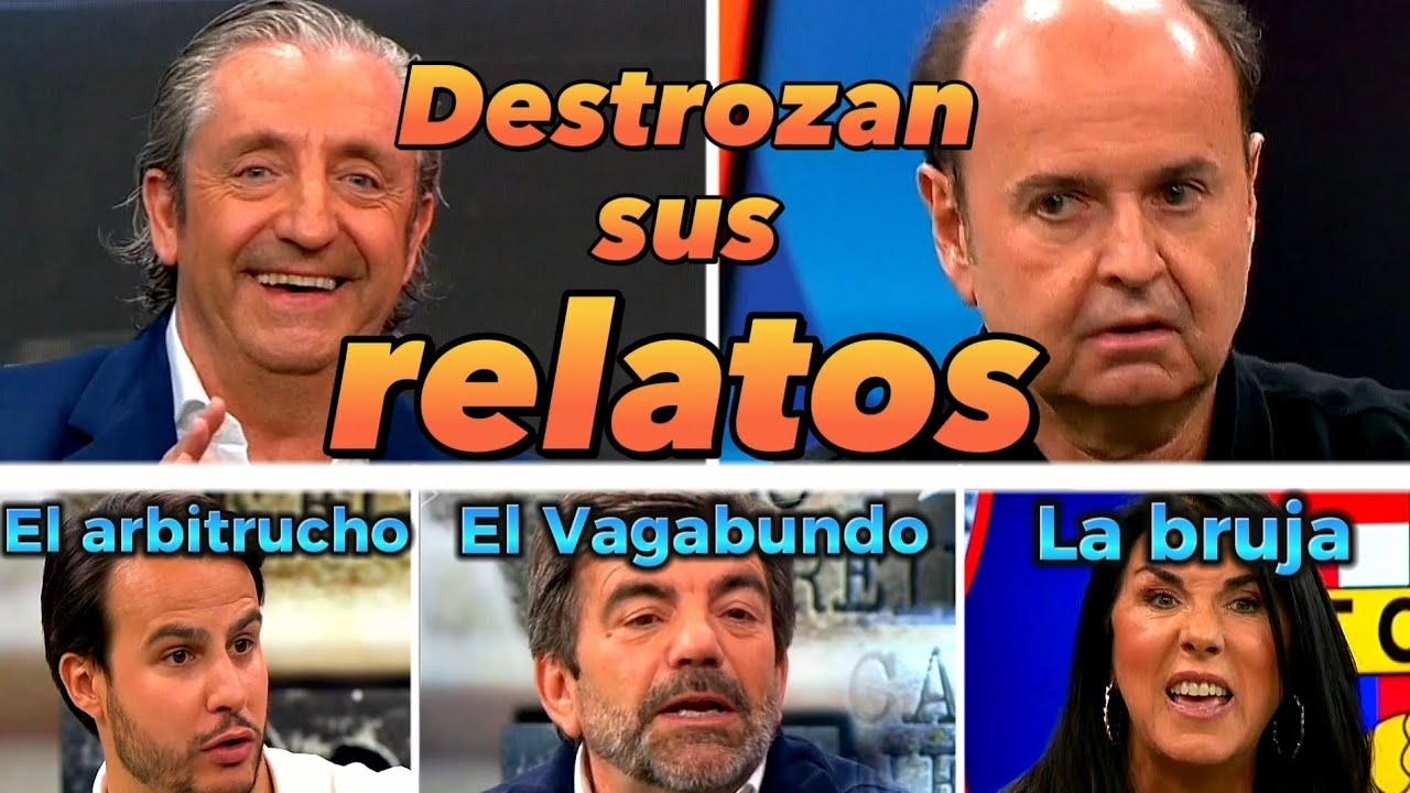 Juanma Rodríguez y Pedrerol destrozan los relatos del caso Negreira en el Chiringuito de jugones