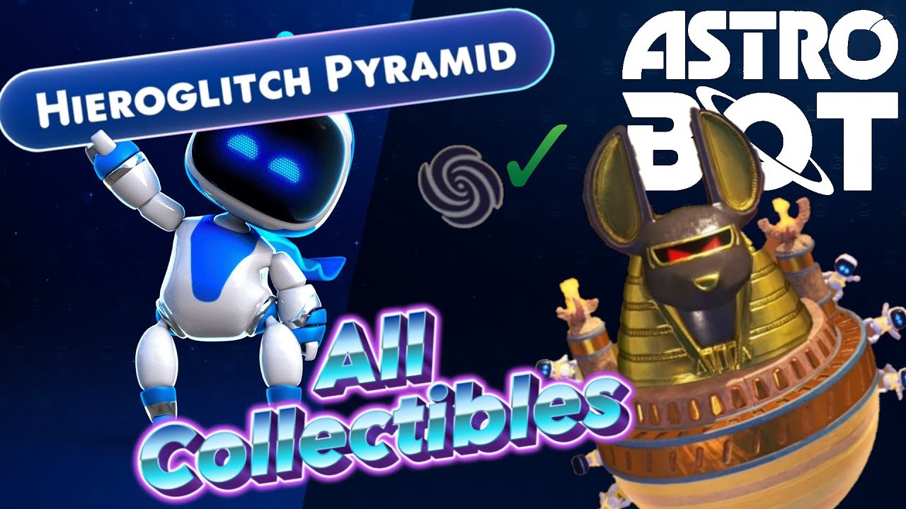 AstroBot - Heiroglitch Pyramid | All Collectibles Guide (ADHD Edition)