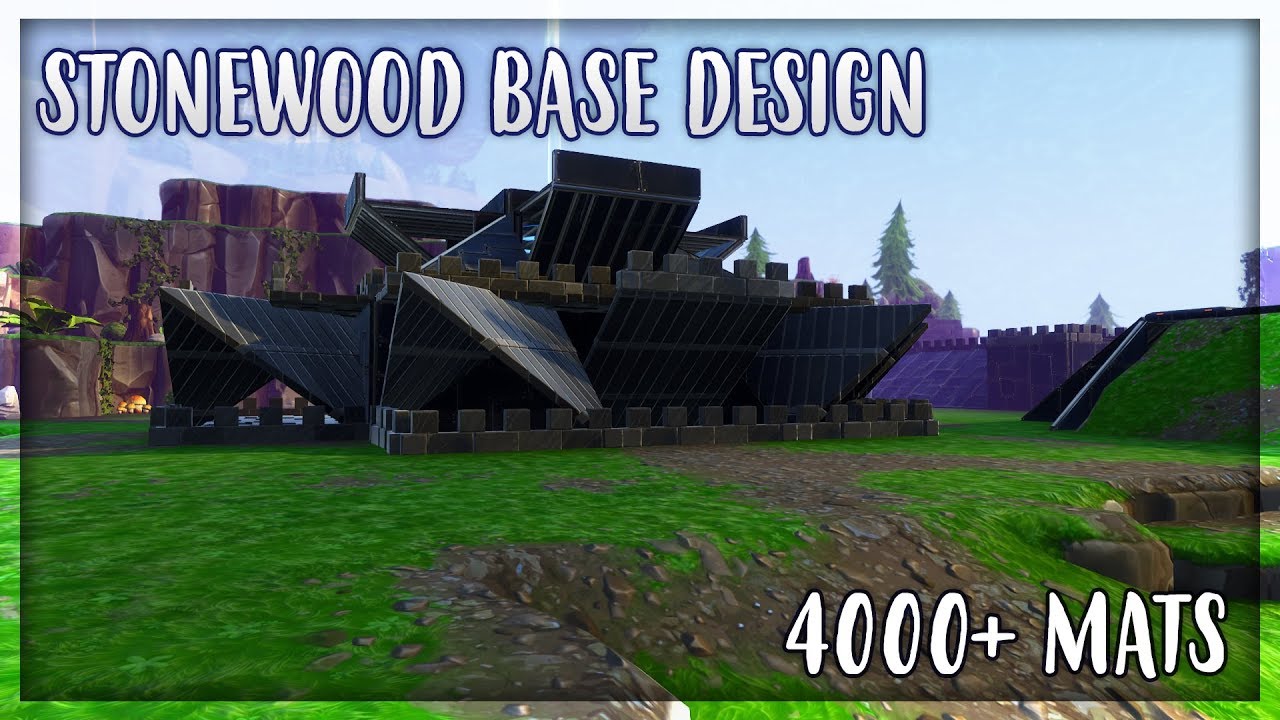 Stonewood Base Design - Fortnite Save the World