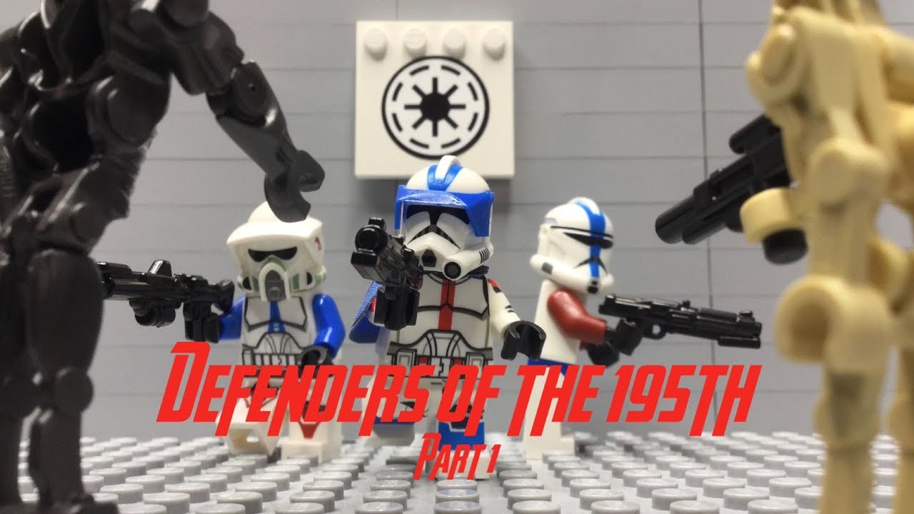 Защитники 195-го - Lego Star Wars Stop Motion