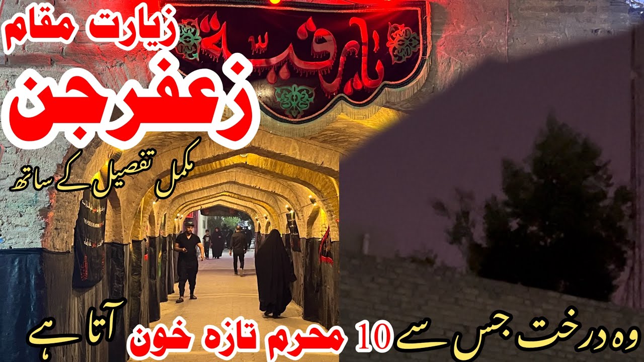 Mukam e Zafar e Jinn Karbala | Complete History of Zafar Jinn | وہ درخت جس سے 10 محرم کو خون آتا ہے