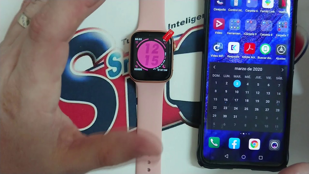 Como vincular el iWO 12 A un celular Android