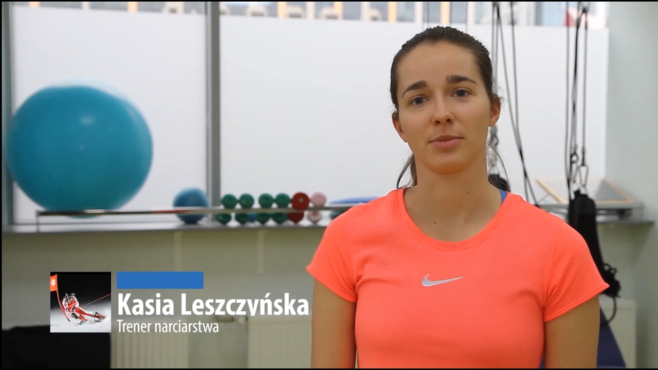 Trening przed nartami w domu.  Rozgrzewka, stabilizacja, wzmocnienie - Kasia Leszczyńska