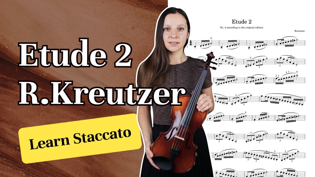 Staccato Made Simple! Step-by-Step Violin Tutorial with Kreutzer Etude