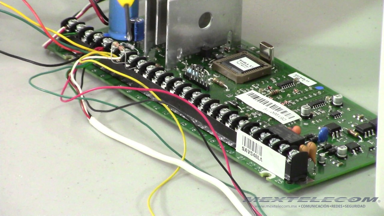 ALARMA VISTA 48 programacion basica zonas cableadas 3 de 7