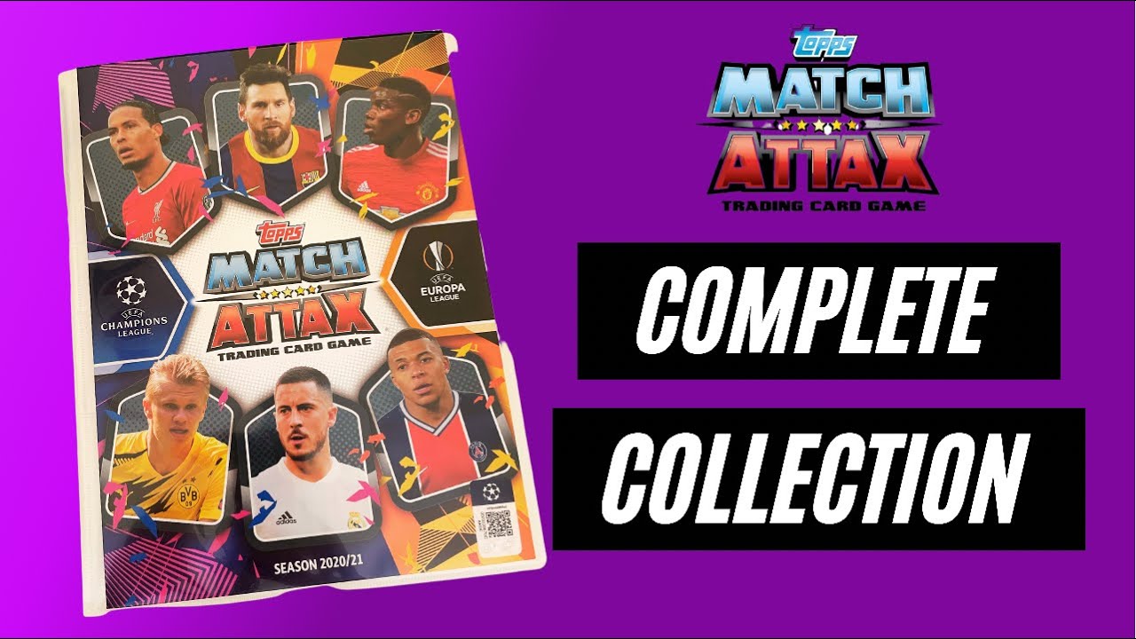 COMPLETE Match Attax 2020/21 Binder.. Complete Collection..