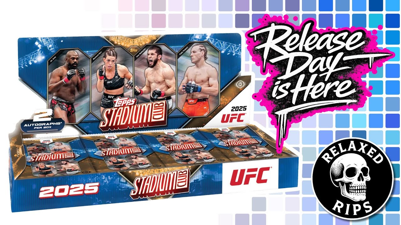STADIUM CLUB Release Day!! // Lets rip 2025 Topps Stadium Club UFC