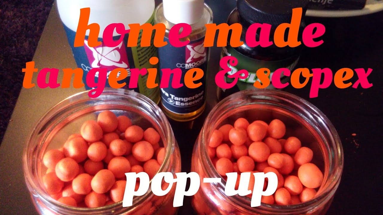 Home made tangerine & scopex pop-up