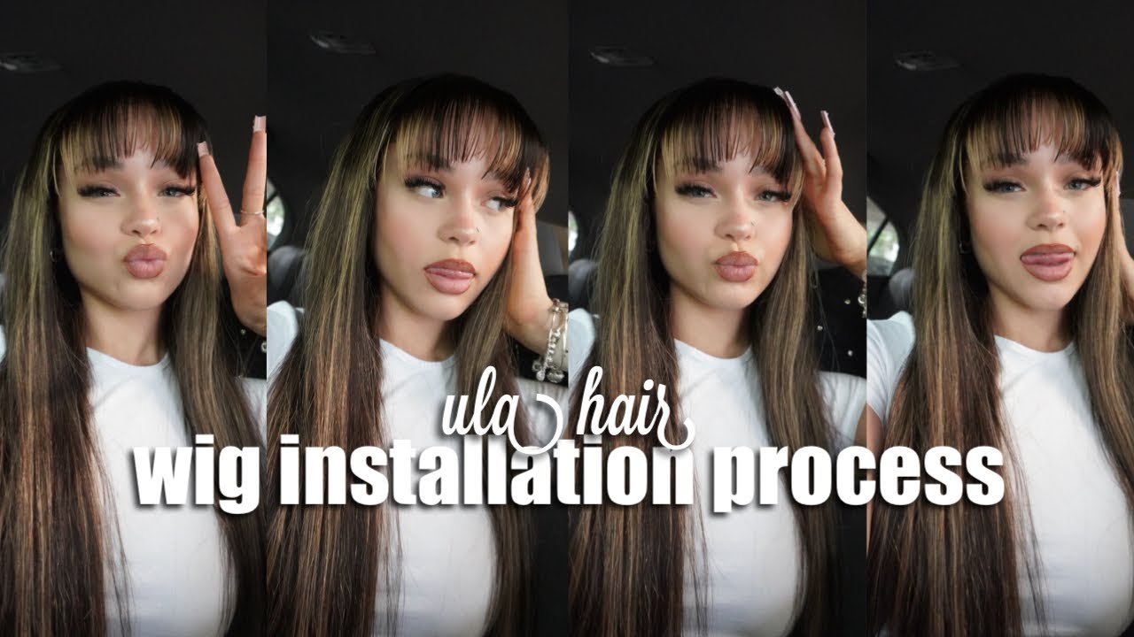 WIG INSTALLATION PROCESS | come w me to get my hair done | ULA HAIR