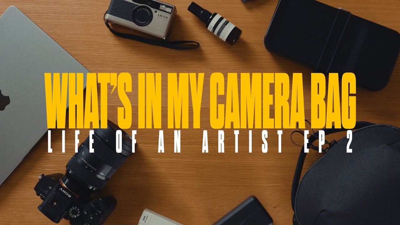 What's In My Camera Bag 2023 I Life of An Artist, Sony A7R, FX30, Leica Minilux, EDC