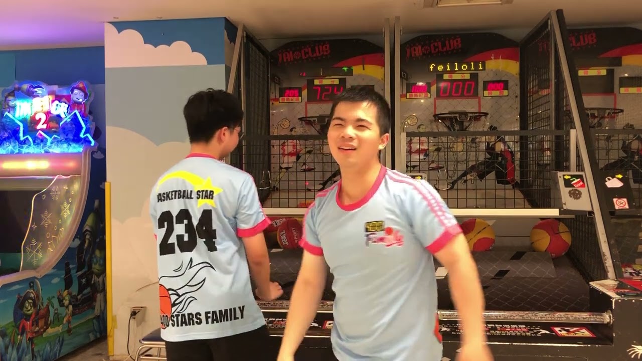 （混雙特輯）AI投籃機Ep2和2位大師@No.234-ckw @huang-ting-wei 再次合作可以投出多少分？