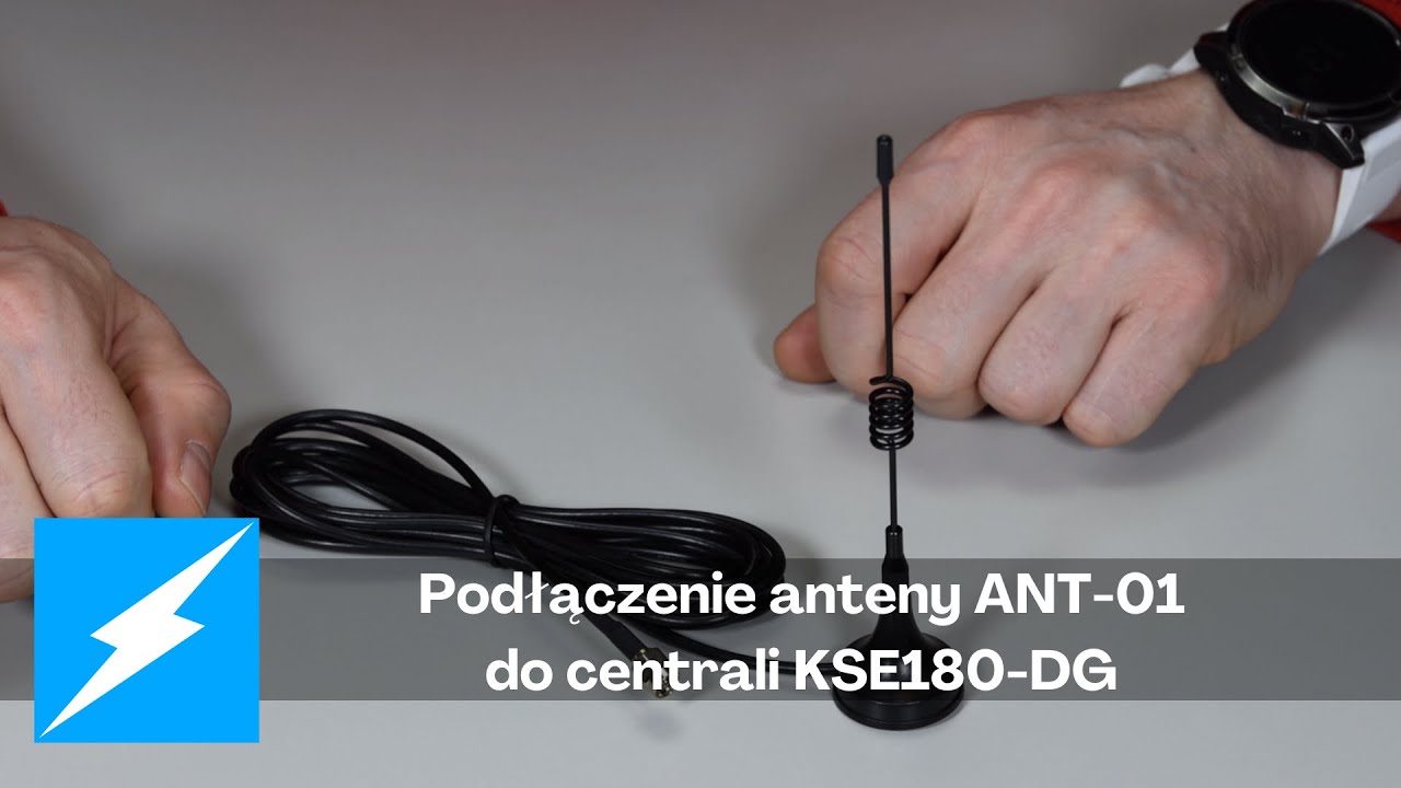 Jak zwiększyć zasięg pilota do bramy? Podłączenie anteny ANT-01 do Centrali Sterującej KSE180-DG