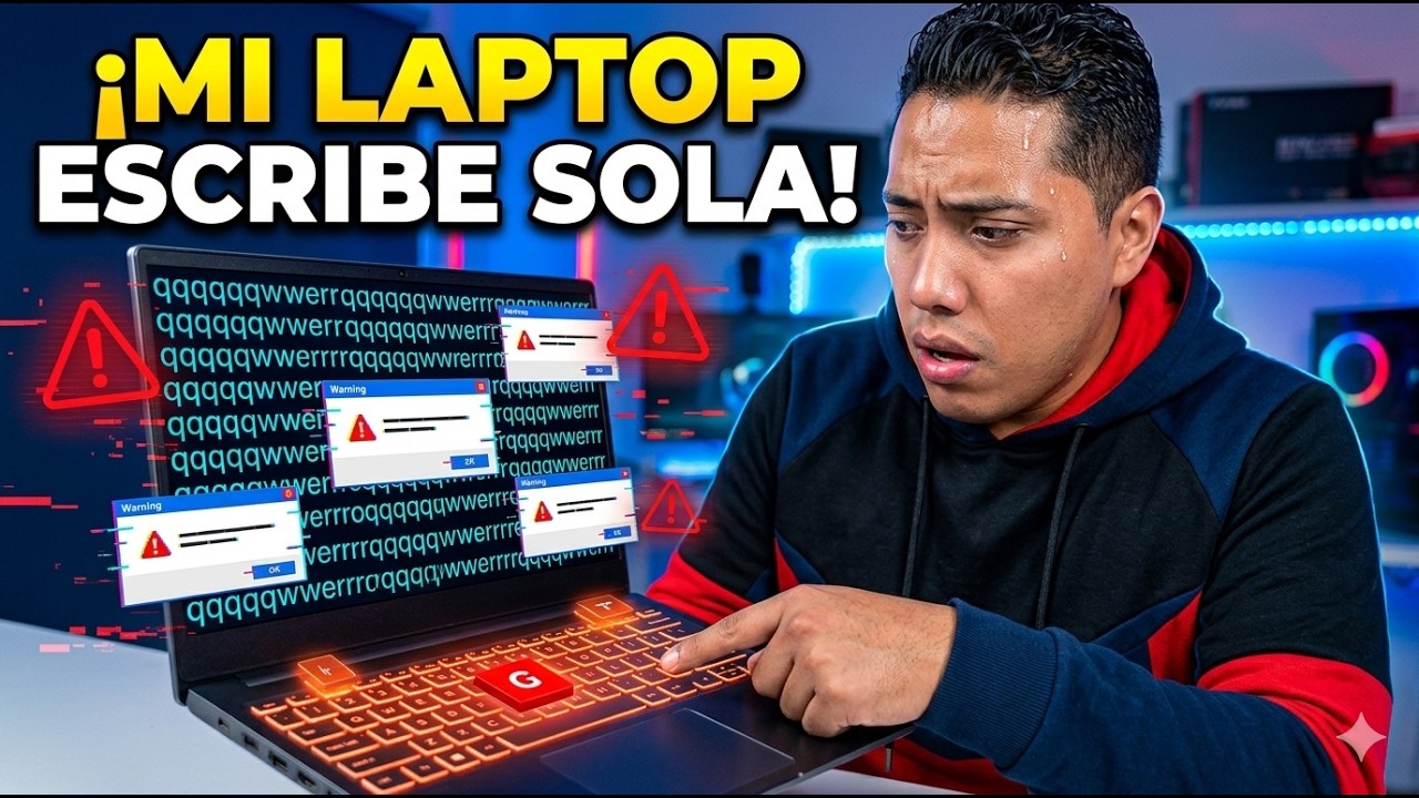 🧠 “Solución definitiva para teclas fantasmas o pegadas en tu laptop”