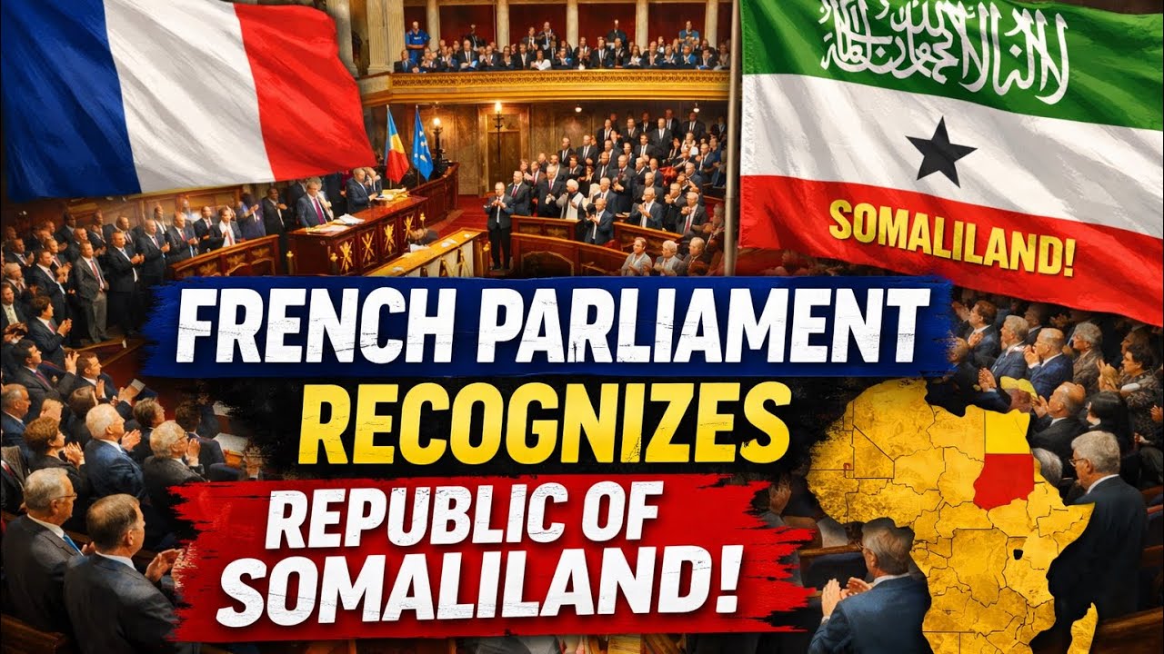 DEGDEG: Faransiiska oo Aqoonsaday Somaliland Iyo Xildhibaano Baarlamanka Horgeeyey Qadiyadda S/land.