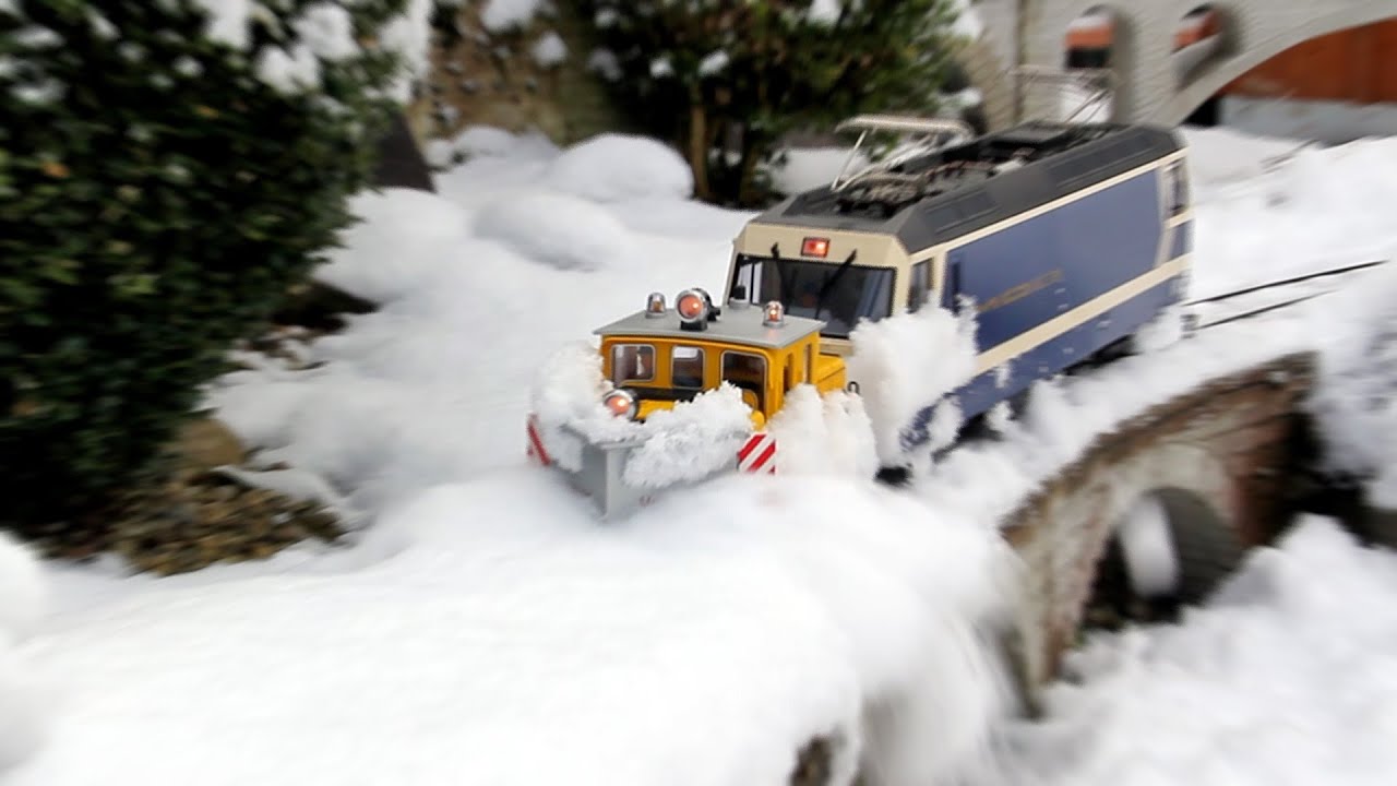PGB Gartenbahn Winterbetrieb (mit Katze 🐱)