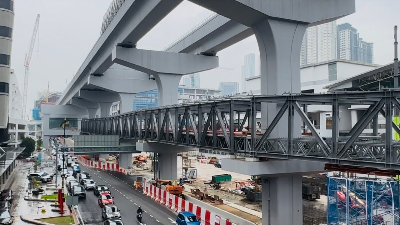 [4K60FPS] ‼️RTS Link Walkway Development &ndash; Bukit Chagar to JB Sentral‼️ (Malaysia)