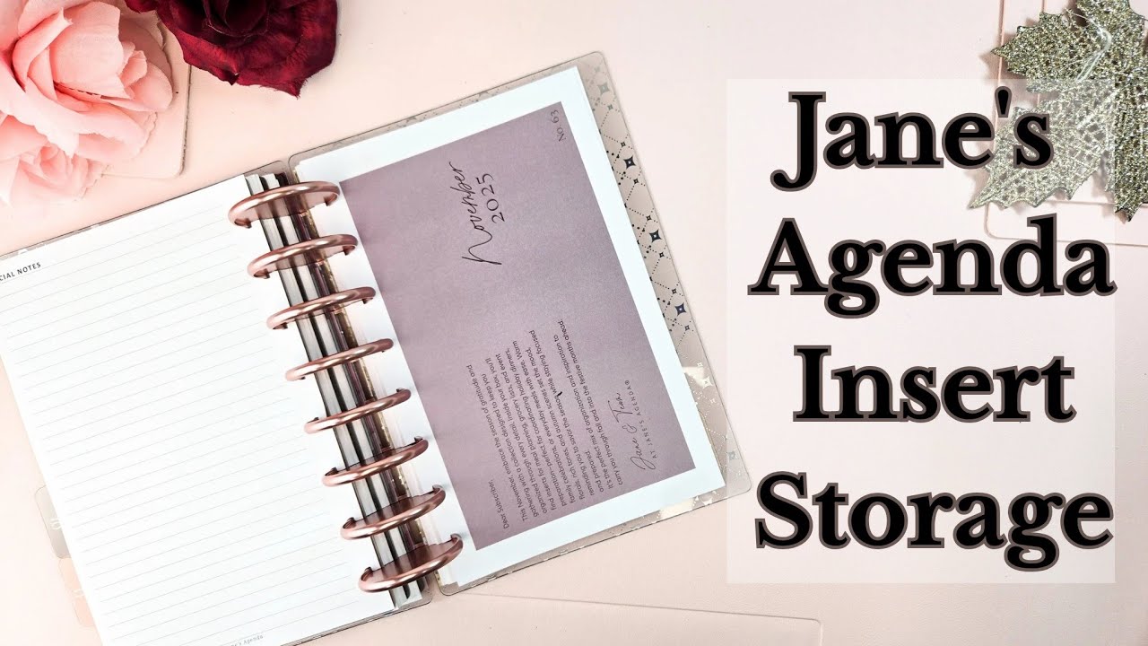 How I'm Organizing My Jane's Agenda Sub Box Inserts