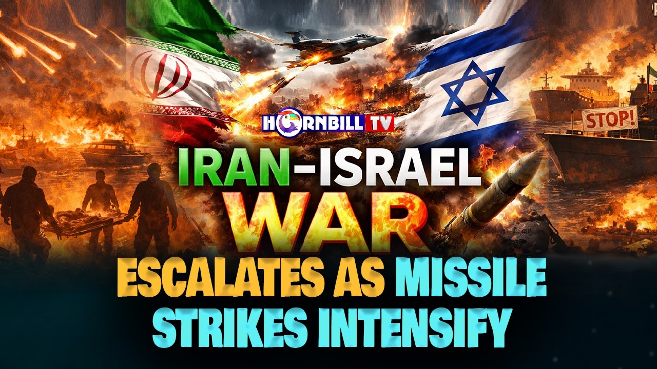 IRAN–ISRAEL WAR ESCALATES AS MISSILE STRIKES INTENSIFY